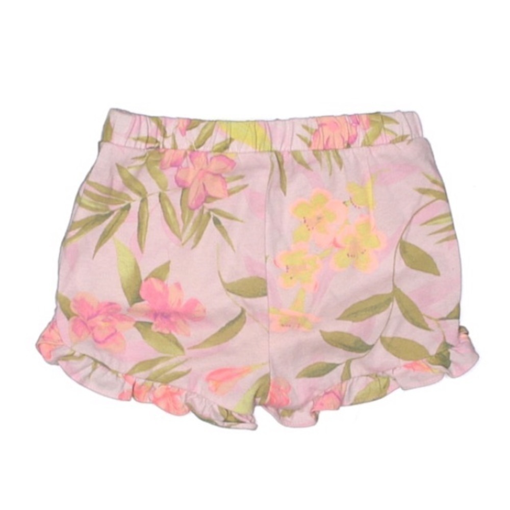 The children’s Place tropical pink ruffle shorts